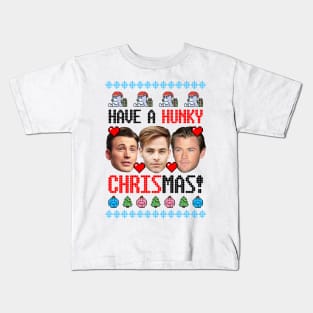 Have a Holly, Hunky Christmas! Oops--CHRISmas. Kids T-Shirt